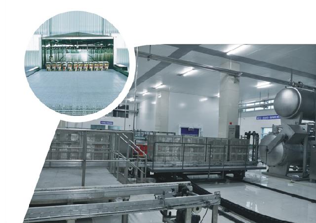 二次殺菌及裝卸輸送系統(tǒng)